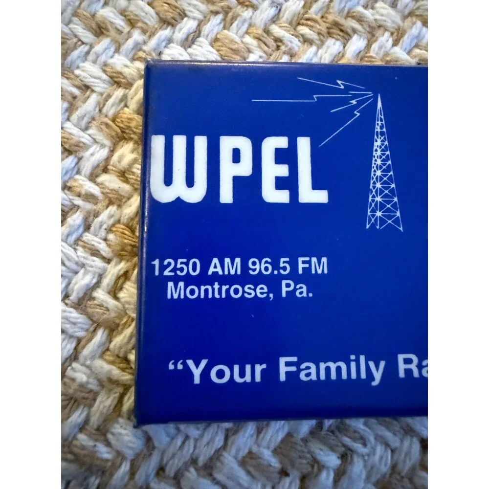WPEL WPGM Radio Stations Vintage Promotional Mirror